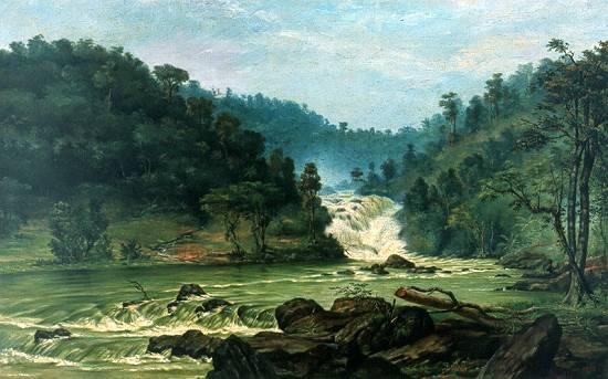 Benedito Calixto Waterfall on Sorocaba River